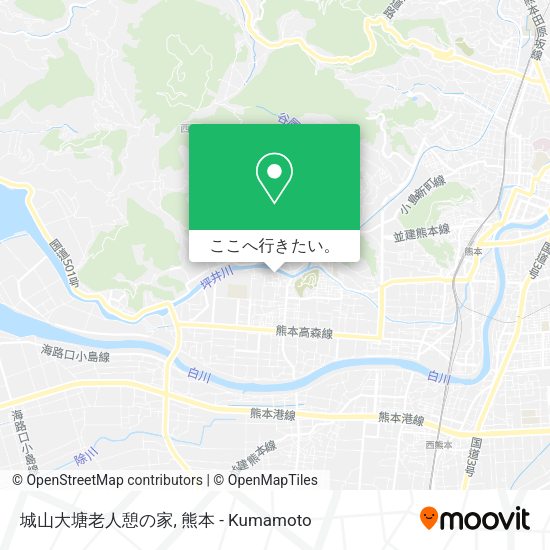 城山大塘老人憩の家地図