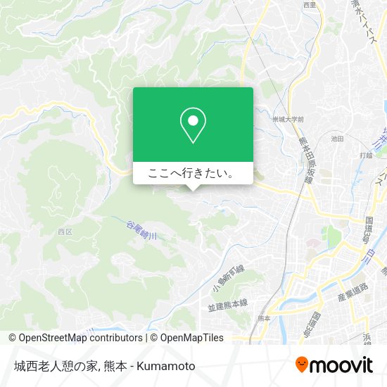 城西老人憩の家地図