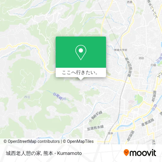 城西老人憩の家地図