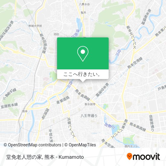 堂免老人憩の家地図
