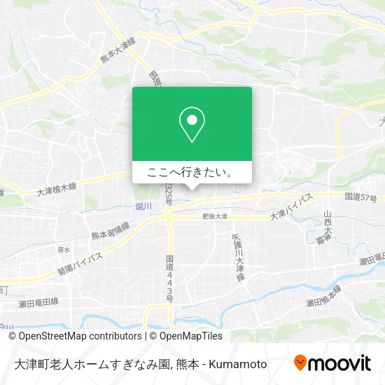 大津町老人ホームすぎなみ園地図
