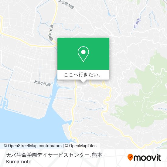 天水生命学園デイサービスセンター地図