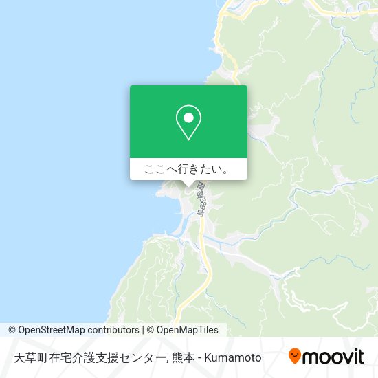 天草町在宅介護支援センター地図