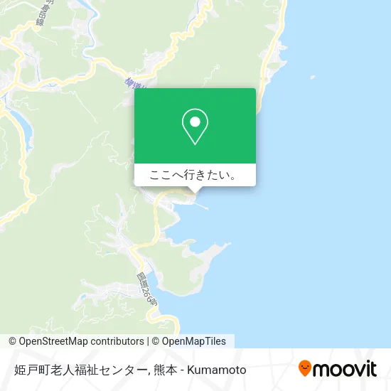 姫戸町老人福祉センター地図