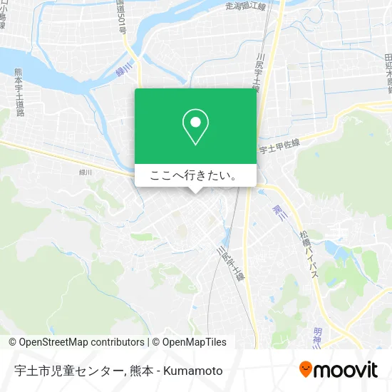 宇土市児童センター地図