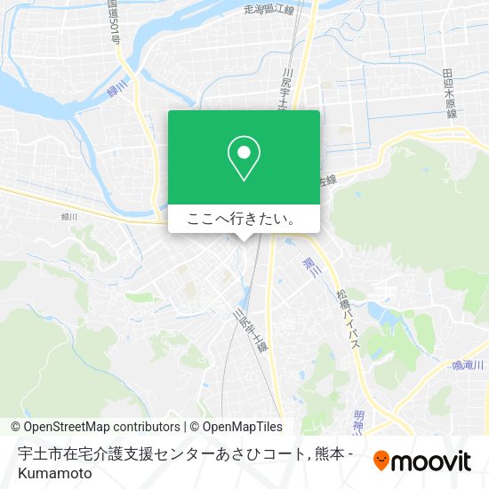 宇土市在宅介護支援センターあさひコート地図