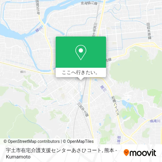 宇土市在宅介護支援センターあさひコート地図