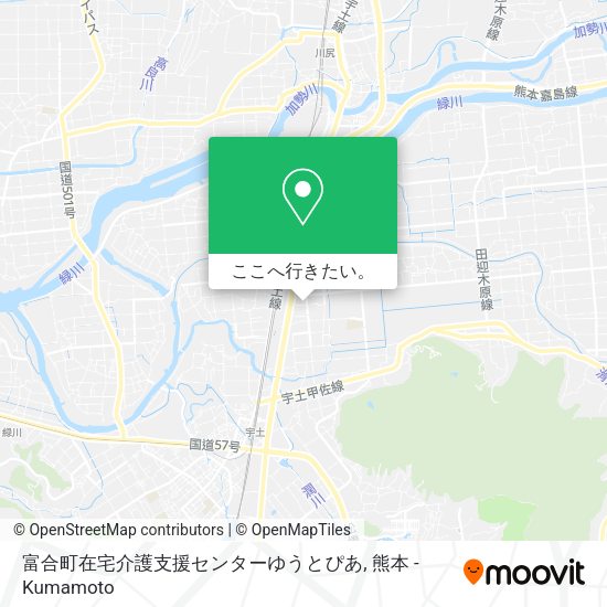 富合町在宅介護支援センターゆうとぴあ地図