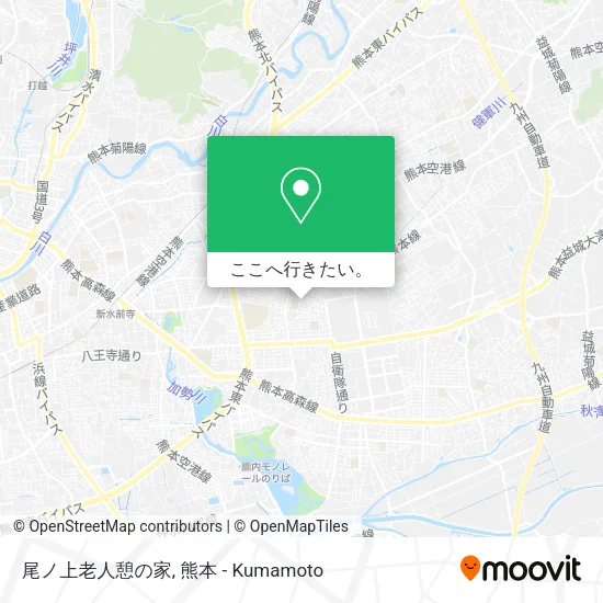 尾ノ上老人憩の家地図