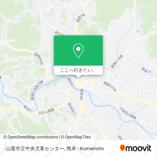 山鹿市立中央児童センター地図