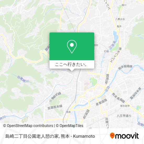島崎二丁目公園老人憩の家地図