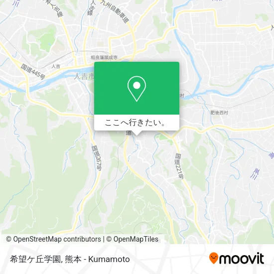 希望ケ丘学園地図