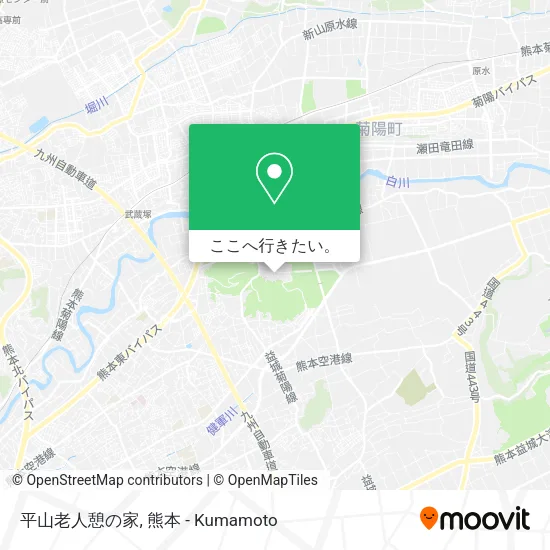 平山老人憩の家地図