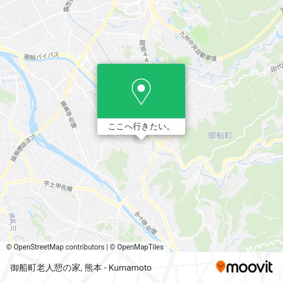 御船町老人憩の家地図