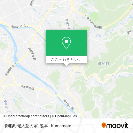 御船町老人憩の家地図