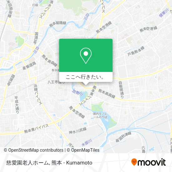 慈愛園老人ホーム地図