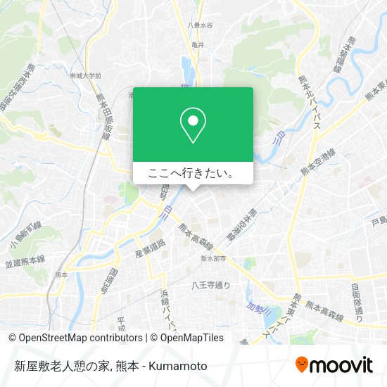 新屋敷老人憩の家地図