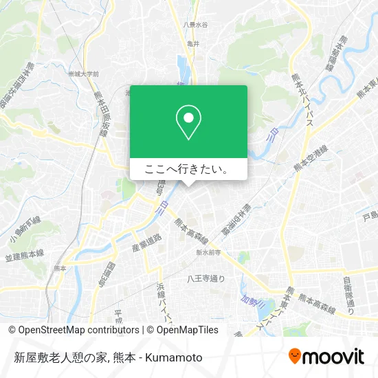 新屋敷老人憩の家地図