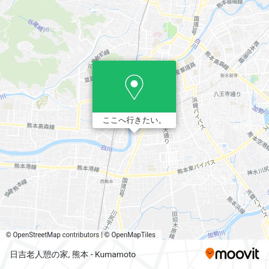 日吉老人憩の家地図