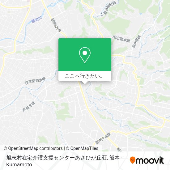 旭志村在宅介護支援センターあさひが丘荘地図
