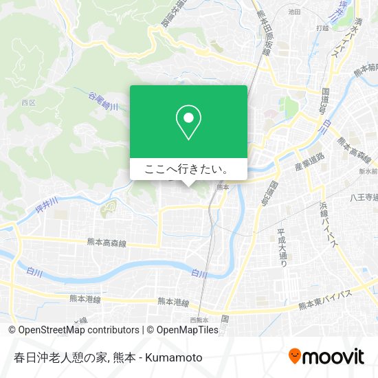 春日沖老人憩の家地図