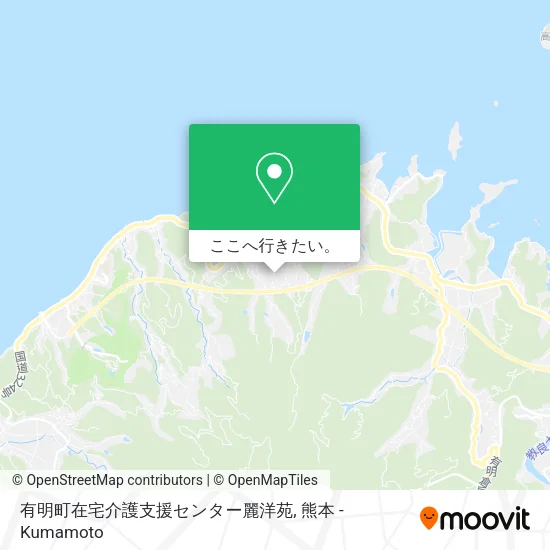 有明町在宅介護支援センター麗洋苑地図