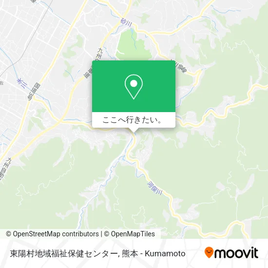 東陽村地域福祉保健センター地図