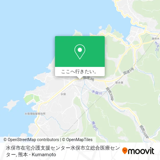 水俣市在宅介護支援センター水俣市立総合医療センター地図