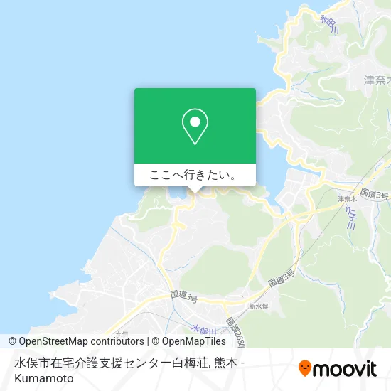 水俣市在宅介護支援センター白梅荘地図