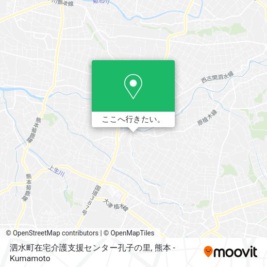 泗水町在宅介護支援センター孔子の里地図