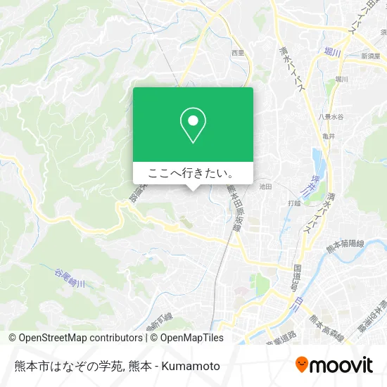 熊本市はなぞの学苑地図