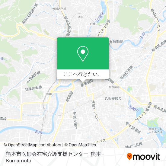 熊本市医師会在宅介護支援センター地図