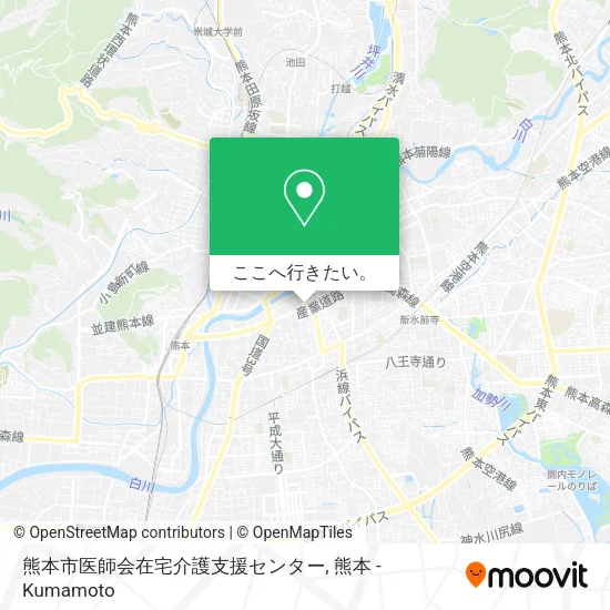 熊本市医師会在宅介護支援センター地図