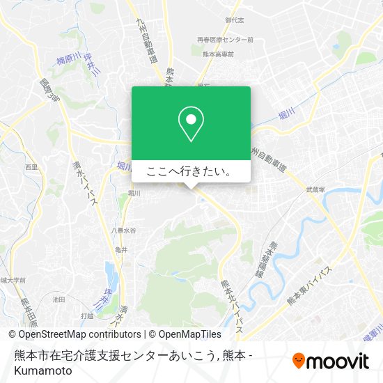熊本市在宅介護支援センターあいこう地図