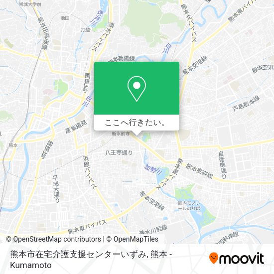 熊本市在宅介護支援センターいずみ地図