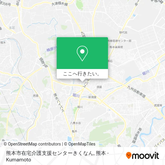 熊本市在宅介護支援センターきくなん地図