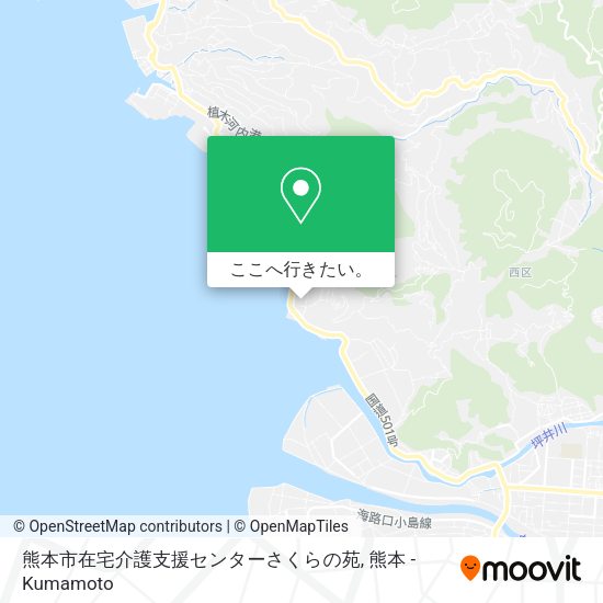 熊本市在宅介護支援センターさくらの苑地図