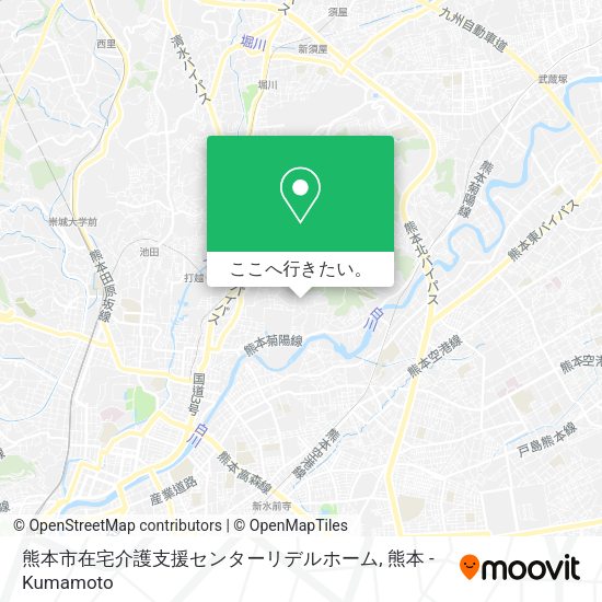熊本市在宅介護支援センターリデルホーム地図