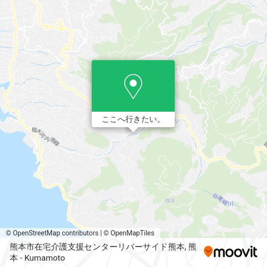熊本市在宅介護支援センターリバーサイド熊本地図