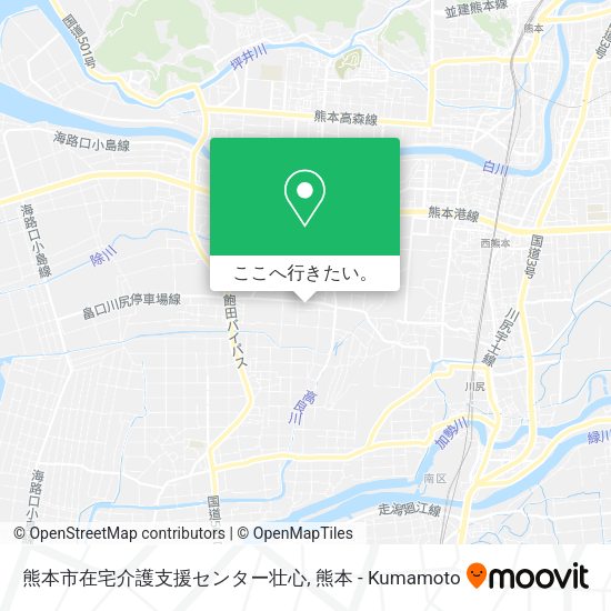 熊本市在宅介護支援センター壮心地図