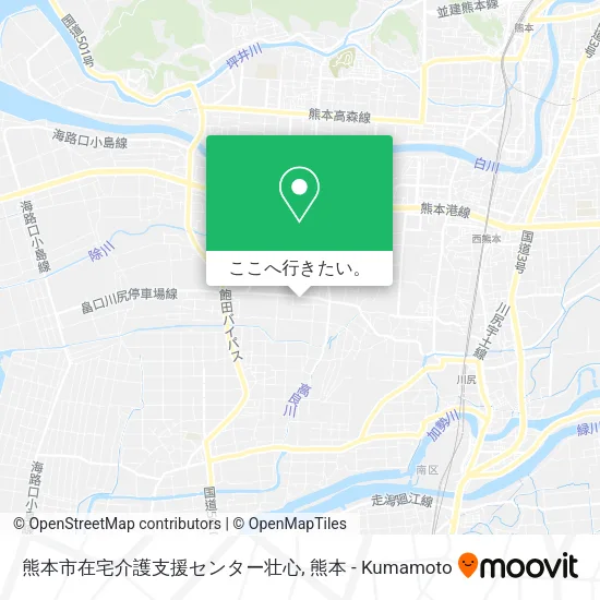 熊本市在宅介護支援センター壮心地図