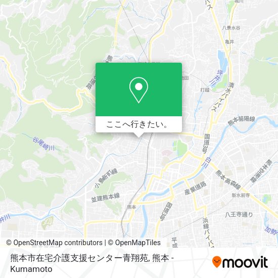 熊本市在宅介護支援センター青翔苑地図