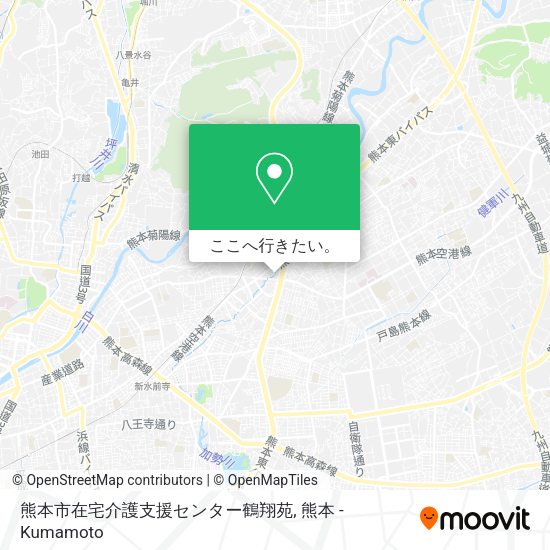 熊本市在宅介護支援センター鶴翔苑地図