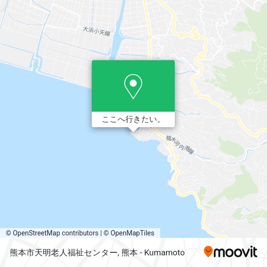 熊本市天明老人福祉センター地図