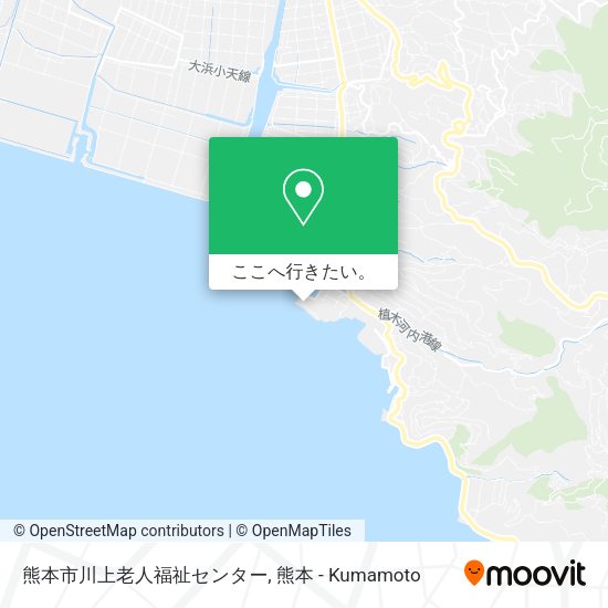 熊本市川上老人福祉センター地図
