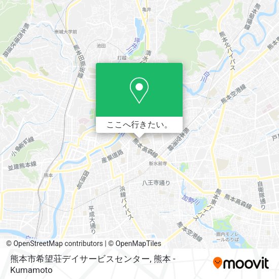 熊本市希望荘デイサービスセンター地図