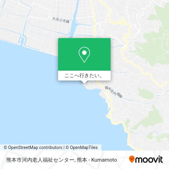 熊本市河内老人福祉センター地図