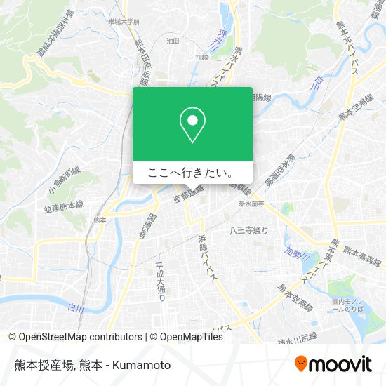熊本授産場地図