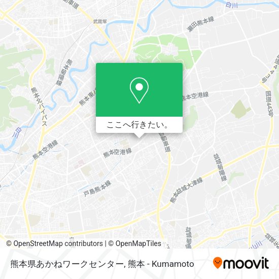 熊本県あかねワークセンター地図