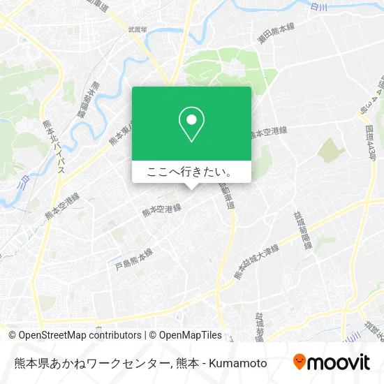 熊本県あかねワークセンター地図